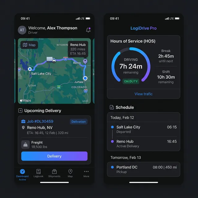 Milow App UI